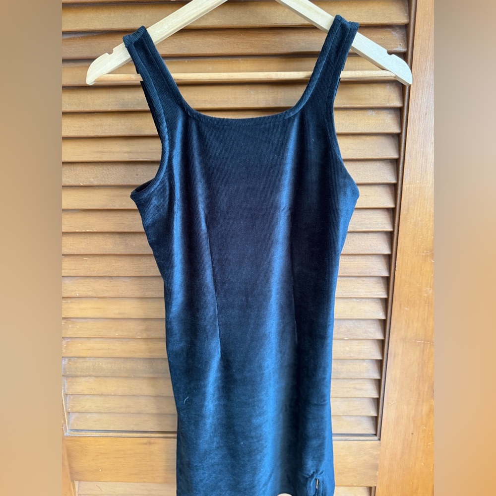 SO Black Textured Dress